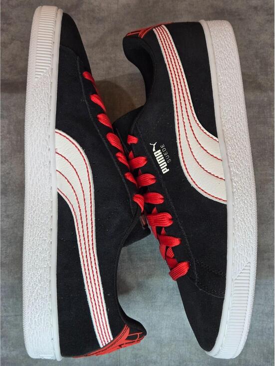 PUMA Suede x Marvel Spider-Man Miles Morales - Black White Red (397741-01) 11.5M main image 4